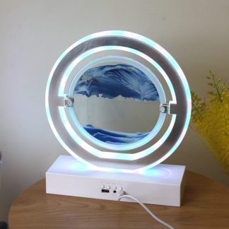Піщана LED арт-лампа "Quicksand" з bluetooth та rgb-підсвіткою