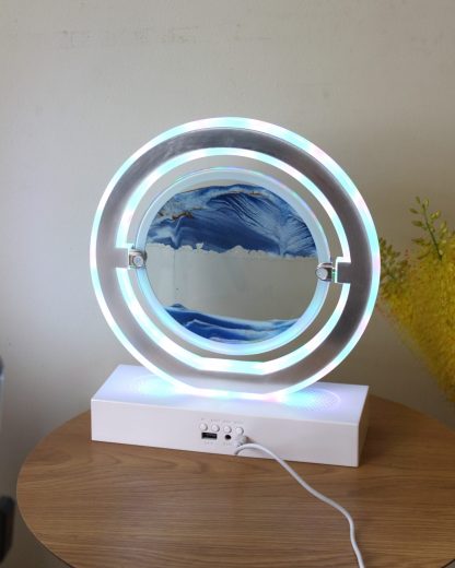 Піщана LED арт-лампа "Quicksand" з bluetooth та rgb-підсвіткою