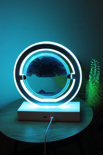 Піщана LED арт-лампа "Quicksand" з bluetooth та rgb-підсвіткою - Зображення 13