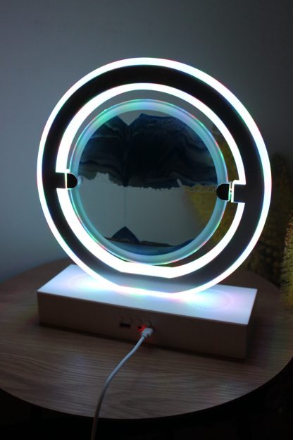 Піщана LED арт-лампа "Quicksand" з bluetooth та rgb-підсвіткою - Зображення 10
