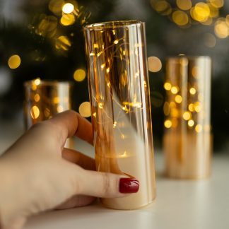 Набір «LED-Свічки з краплями роси» від батарейок