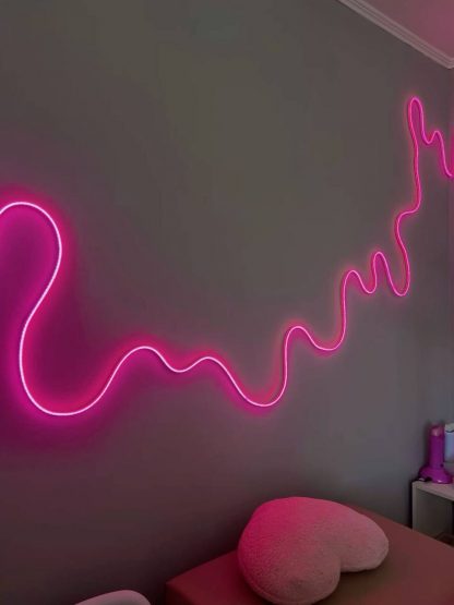 Гнучкий неон, RGB, 5 метрів + пульт та кріплення - Зображення 3