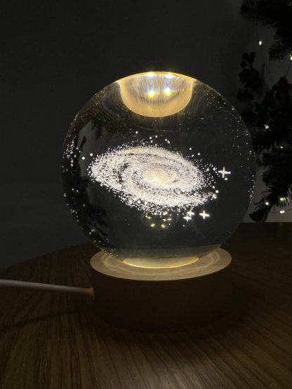 Нічник "Сяюча кришталева куля" від usb - Зображення 16