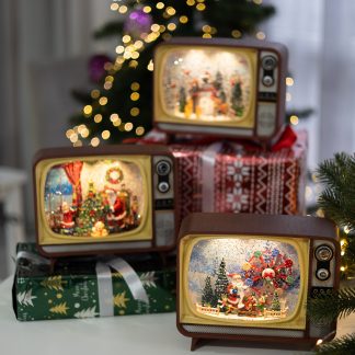 Чарівний ліхтар "Телевізор" 22 см., новорічний світильник
