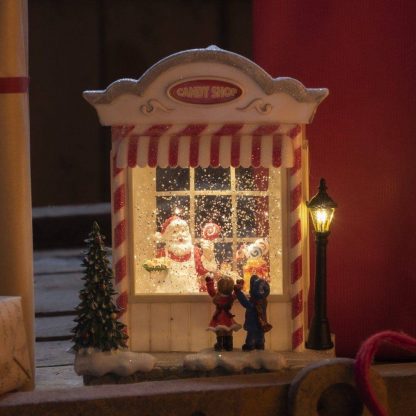 Чарівний ліхтар "Candy shop" 23 см., новорічний світильник - Зображення 8