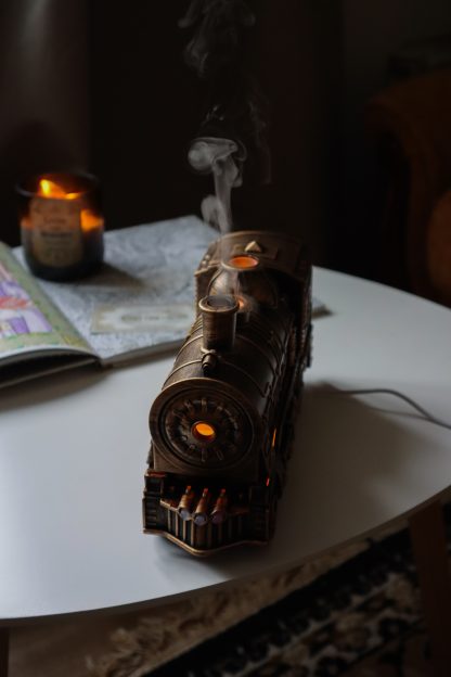Зволожувач повітря "Потяг", аромадифузор, золотий колір - Зображення 10
