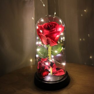 Нічник "Сяюча троянда", подарунок коханій