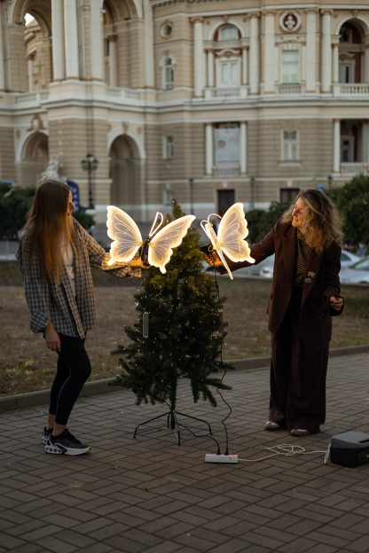 Декорація "Метелики" (набір з 2 метеликів) - Зображення 6