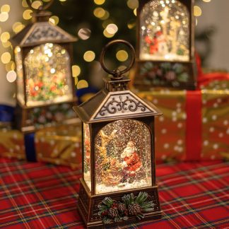 Чарівний ліхтар "Зимовий ліс" новорічний світильник