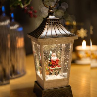 Чарівний ліхтар "Дерев'яний будиночок" новорічний світильник