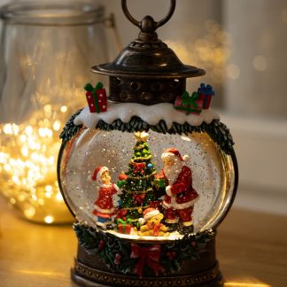 Чарівний ліхтар "Зимова сфера" новорічний світильник