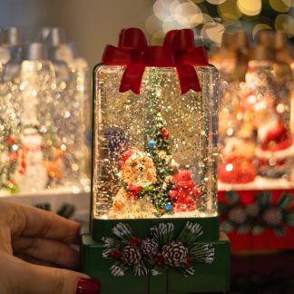 Чарівний ліхтар "Подарунок" новорічний світильник