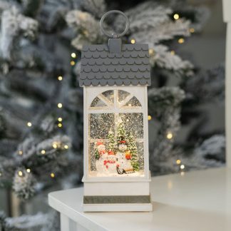 Чарівний ліхтар "Зимове віконце", новорічний світильник
