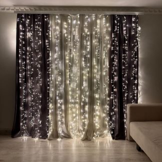 Гірлянда-штора "Кластер" від мережі