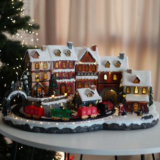 Новорічна композиція "Експрес у Новорічному містечку"