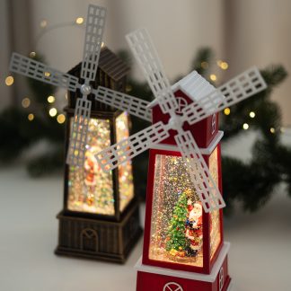 Чарівний ліхтар "Млин" новорічний світильник