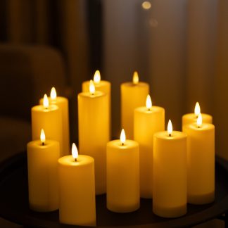Водонепроникні LED-Свічки від батарейок, 12 свічок